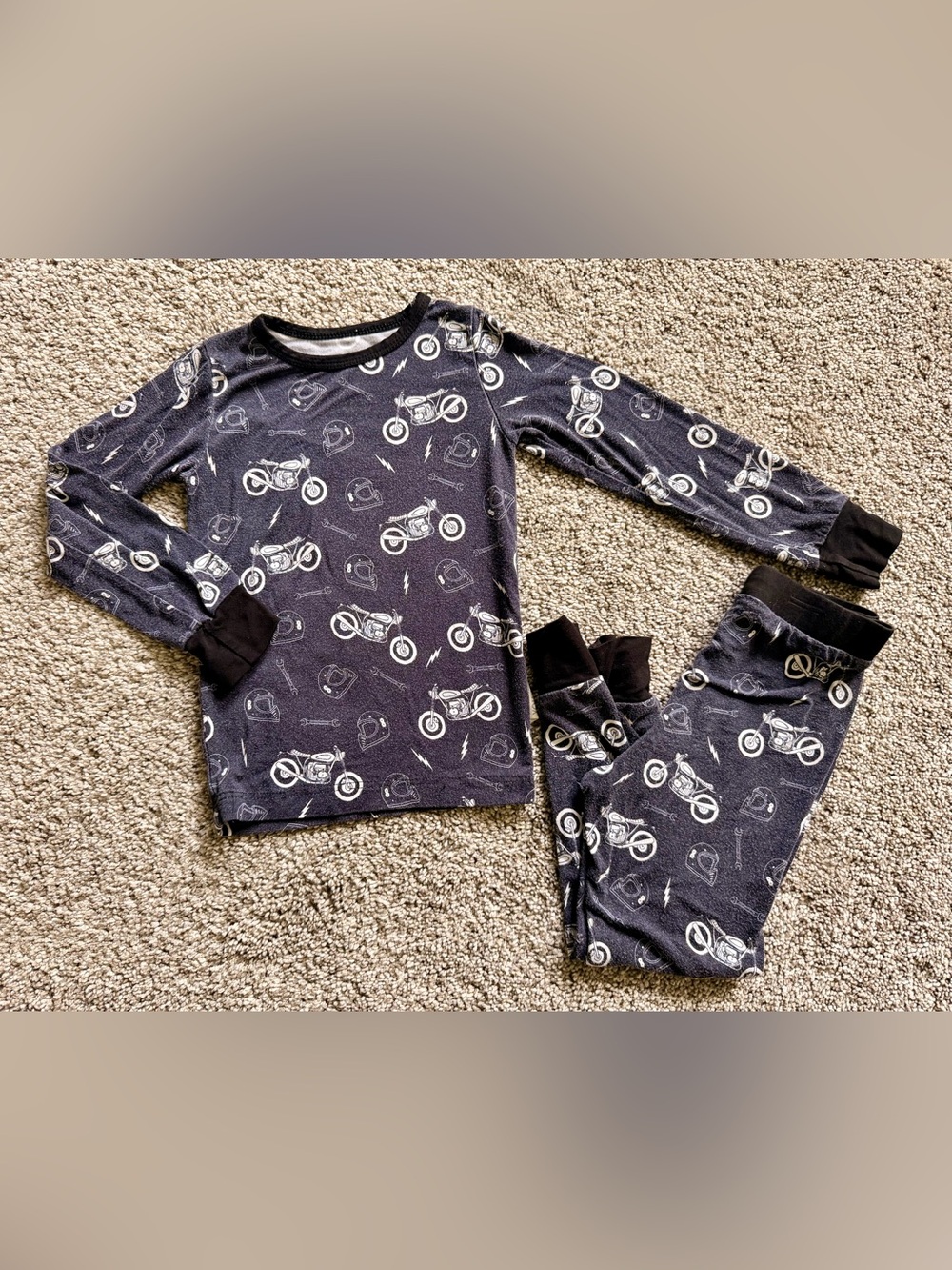 Young & Rad Motorcycle Bamboo pajamas
